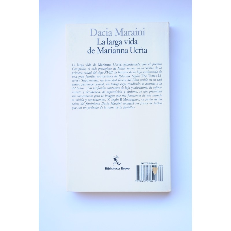 La larga vida de Marianna Ucrià
