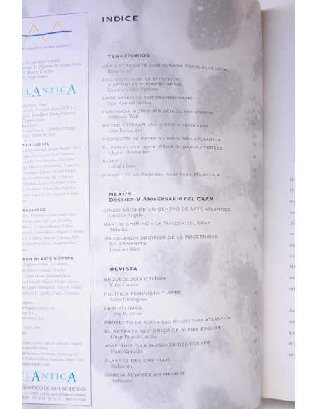 Atlántica Internacional : revista de las arte. Nº 9. Invierno 1994 - 95