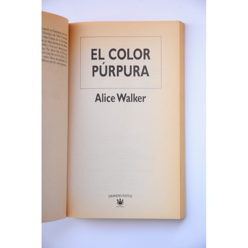 El color púrpura