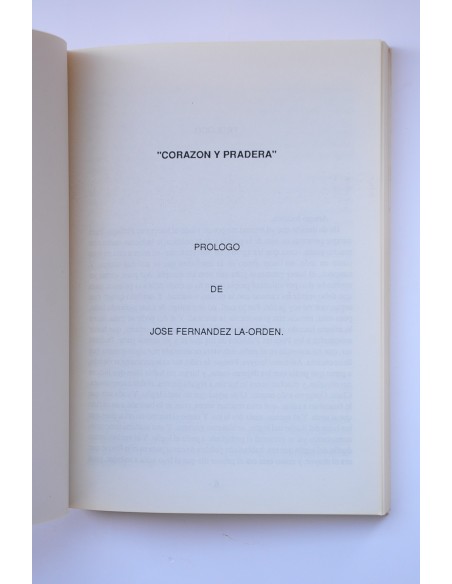 Corazón y pradera. Poesías