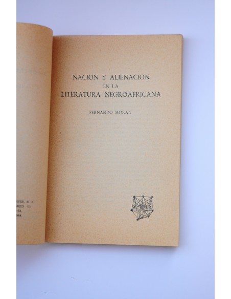 Nación y alienación en la literatura negroafricana