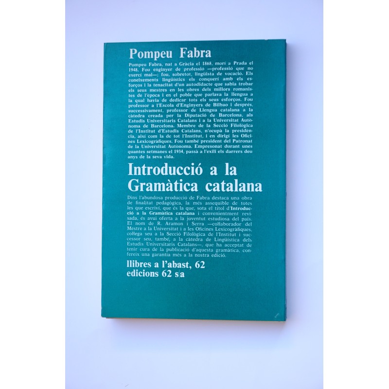 Introducció a la gramàtica catalana