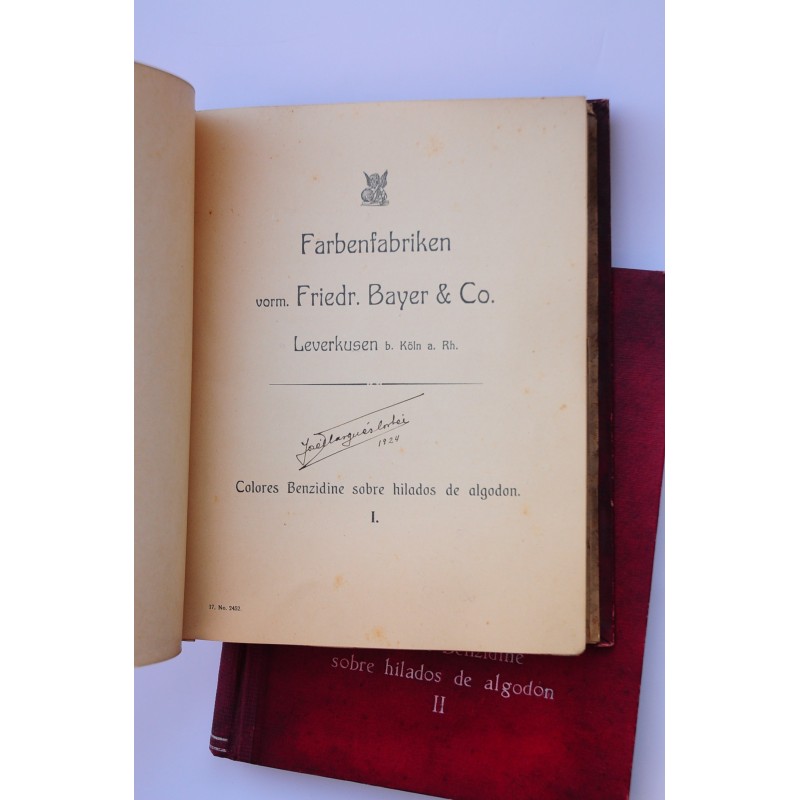 Colores Benzidine sobre hilados de algodón