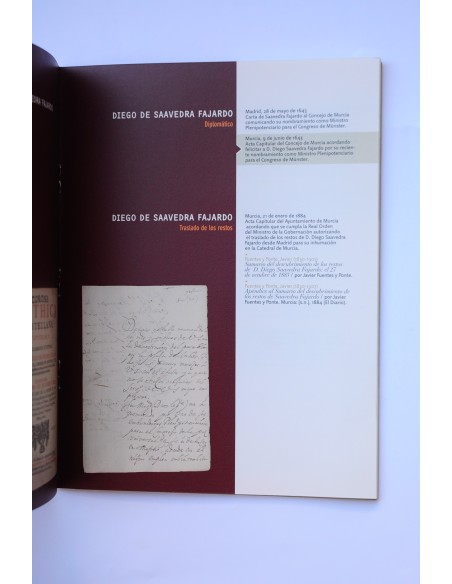 Diego de Saavedra Fajardo (1584 - 1648). Documentos y bibliografía de un época