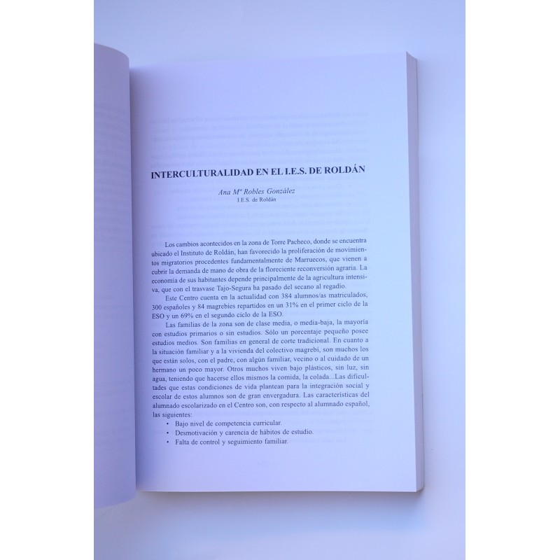 Encuentro entre culturas. Convivir para poder...