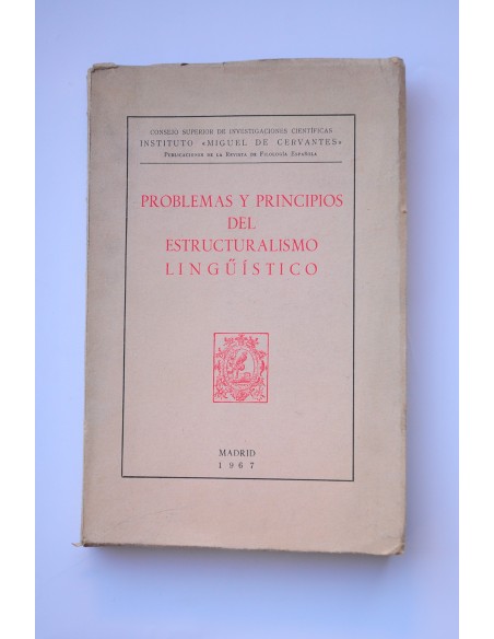 Problemas y principios del estructuralismo lingüístico
