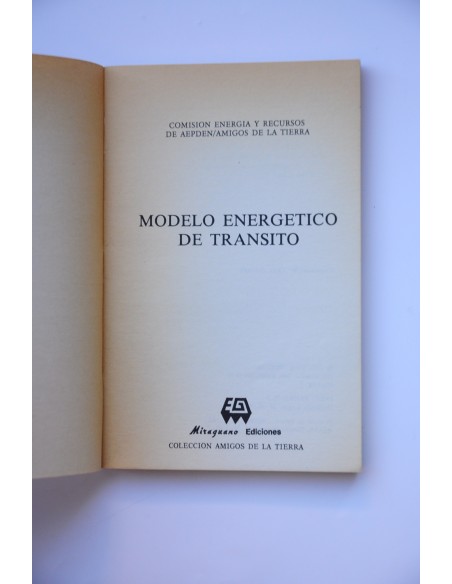 Modelo energético de tránsito