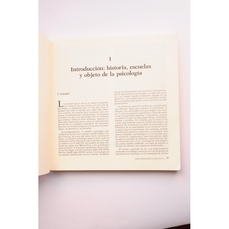 Para comprender la psicología