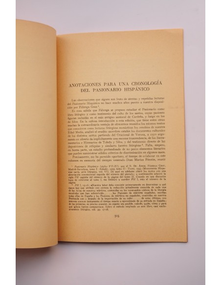 Anotaciones para una cronología del Pasionario hispánico