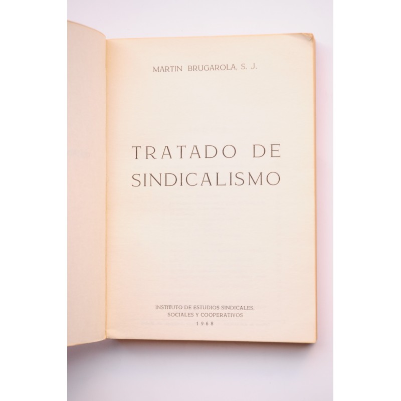 Tratado de sindicalismo