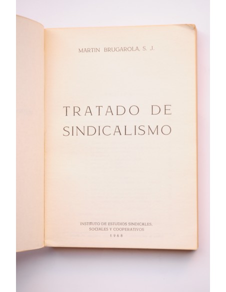 Tratado de sindicalismo
