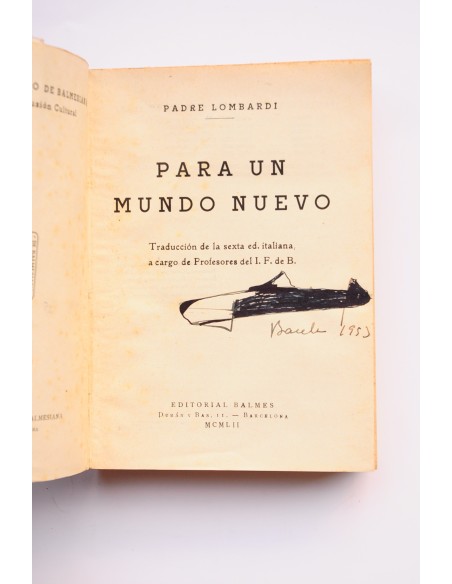 Para un mundo nuevo