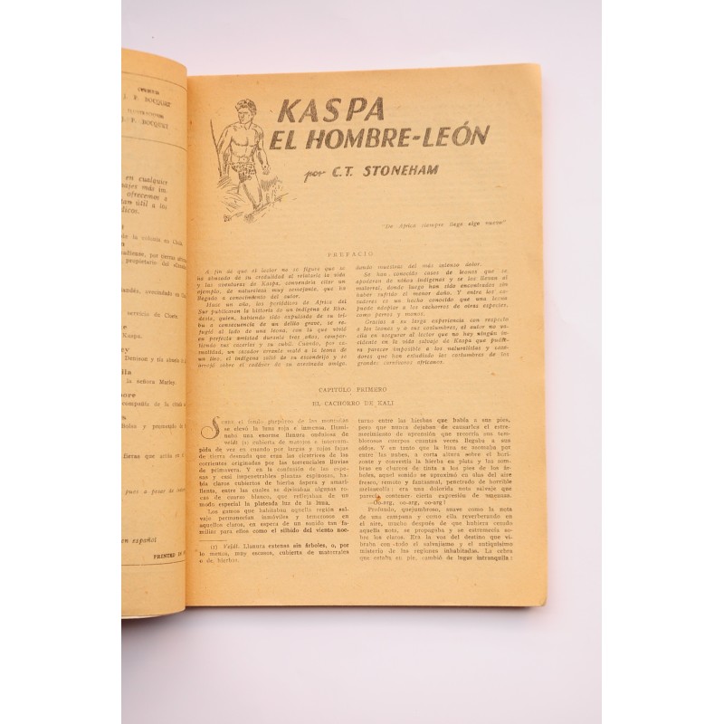 Kaspa, el hombre-león
