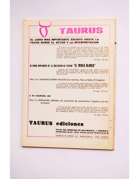 Primer Acto : revista del teatro. Nº 103 (octubre 1968)