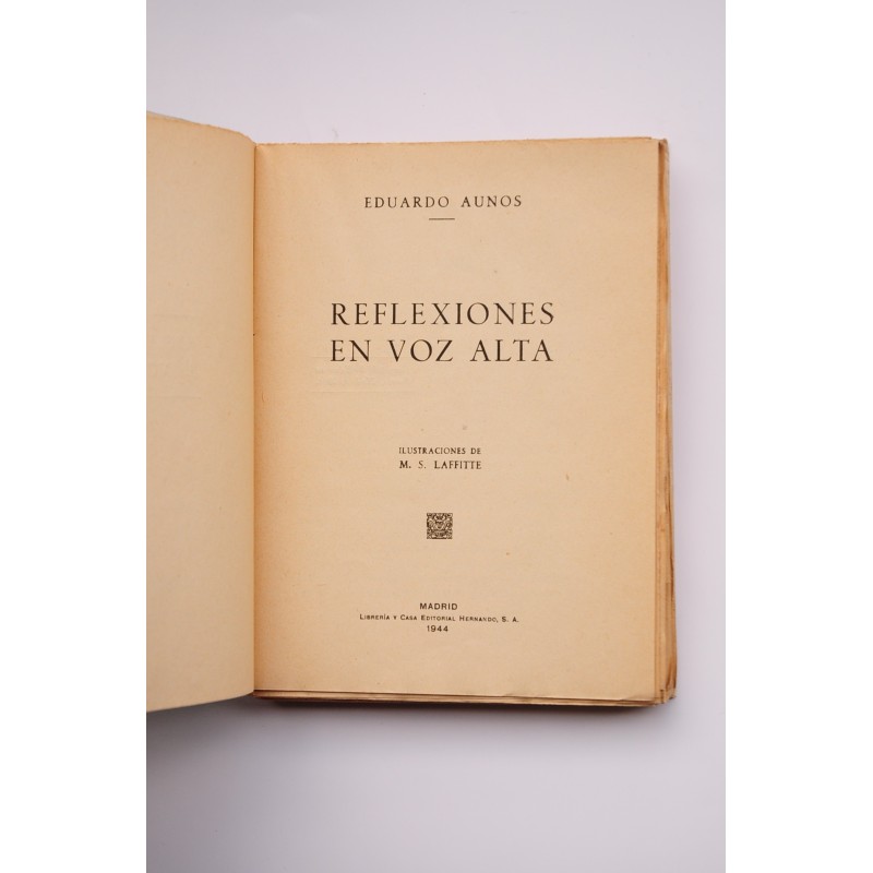 Reflexiones en voz alta