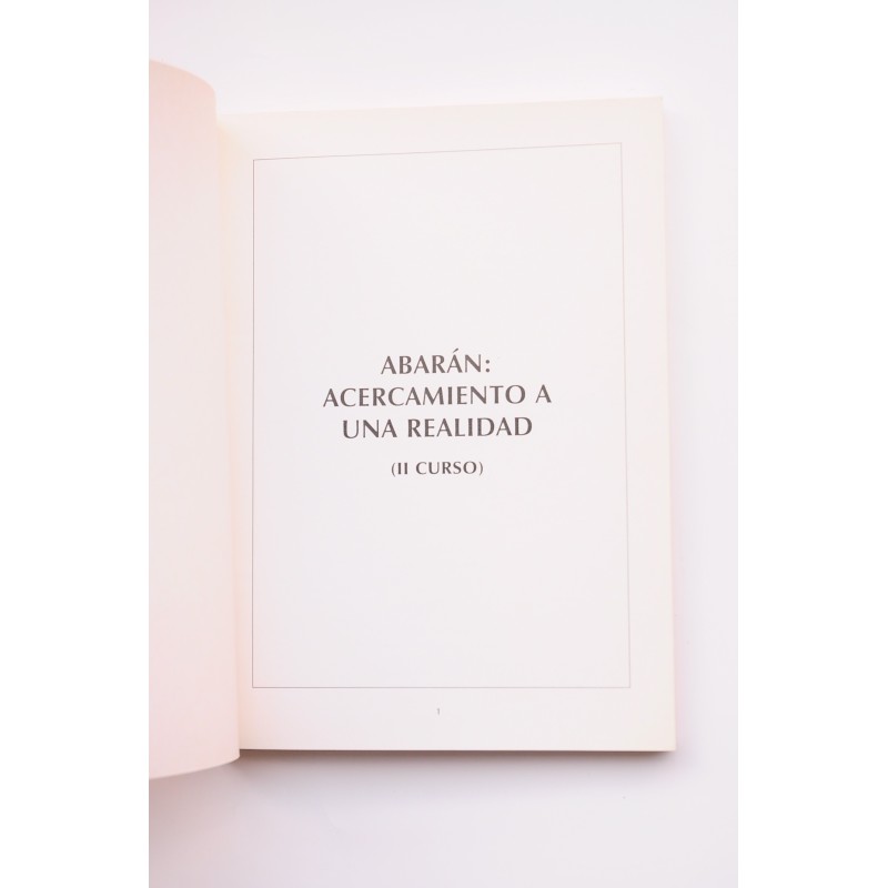 Abarán: acercamiento a una realidad. II Curso