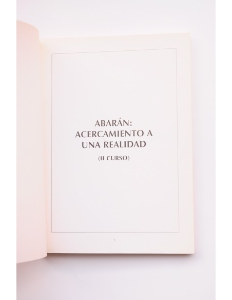 Abarán: acercamiento a una realidad. II Curso