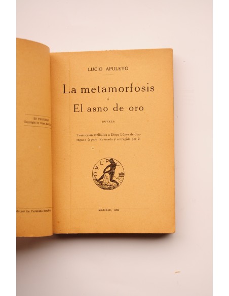 La metamorfosis o El asno de oro