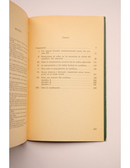Estudios de gramática generativa