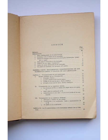 Estudios sobre las laringales indoeuropeas