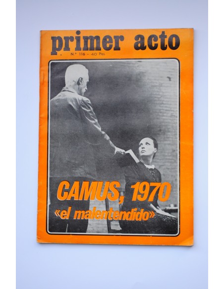 Primer Acto : revista del teatro. Nº 116. Enero 1970