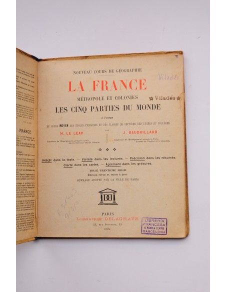 La France métropole et colonies