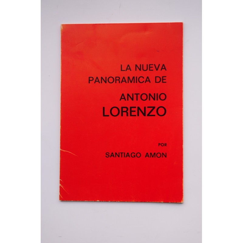 La nueva panorámica de Antonio Lorenzo catálogo de exposiciones, 1976