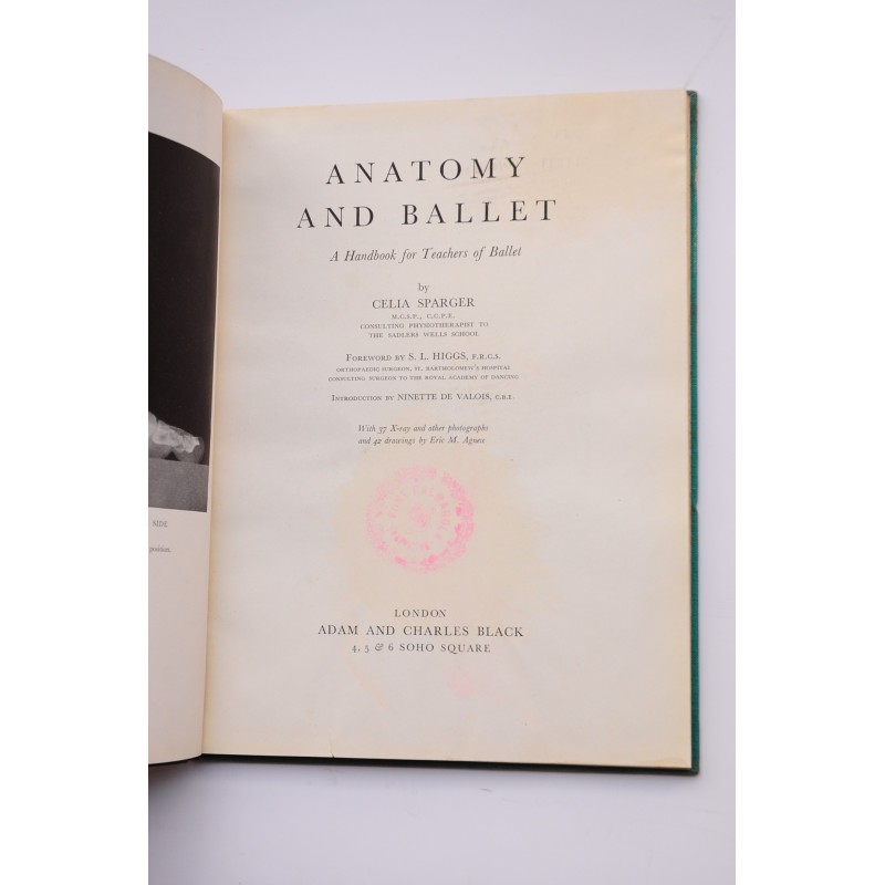Anatomy and ballet : a handbook for teachers of...