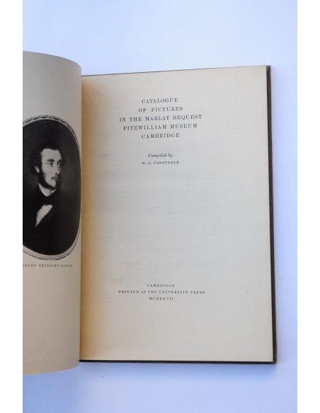 Catalogue of pictures in The Marlay Bequest Fitzwilliam Museum Cambridge