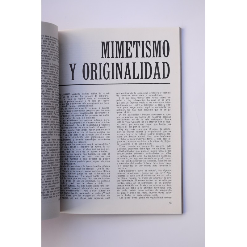 Primer Acto : revista del teatro. Nº 123....