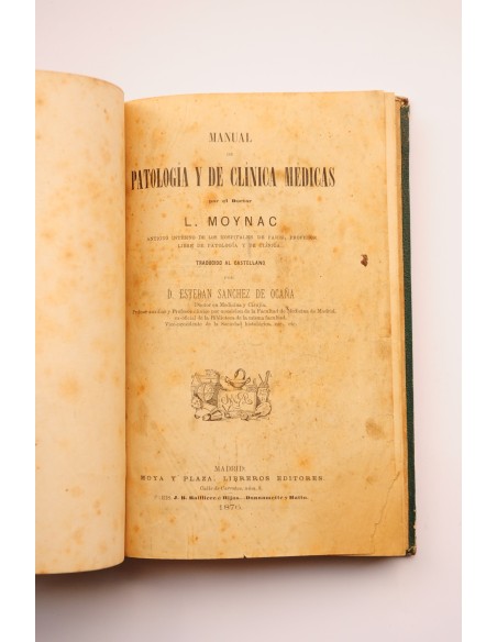 Manual de patología y de clínica médicas