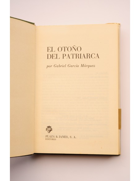 El otoño del patriarca