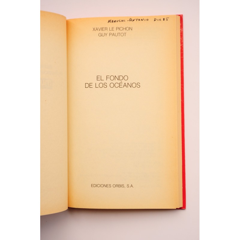 El fondo de los océanos
