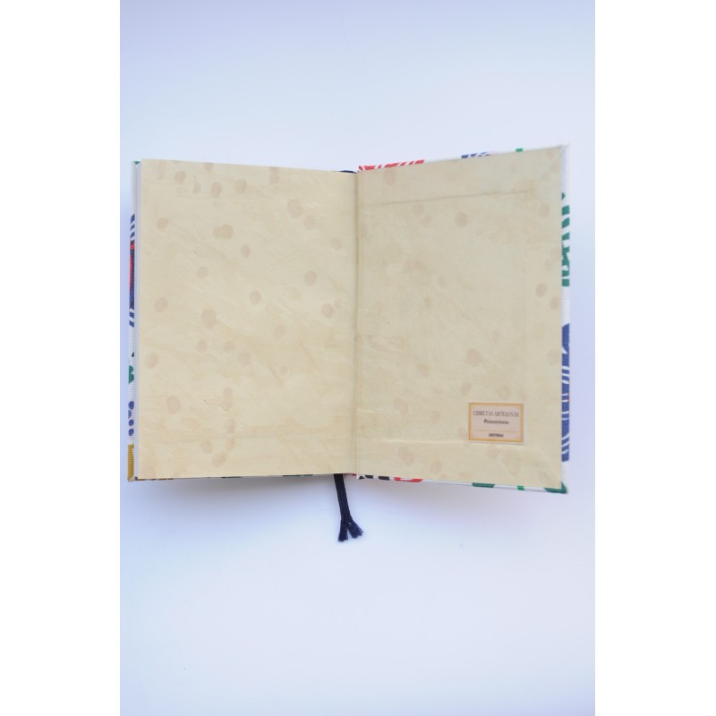 Libreta Artesana Flores colores