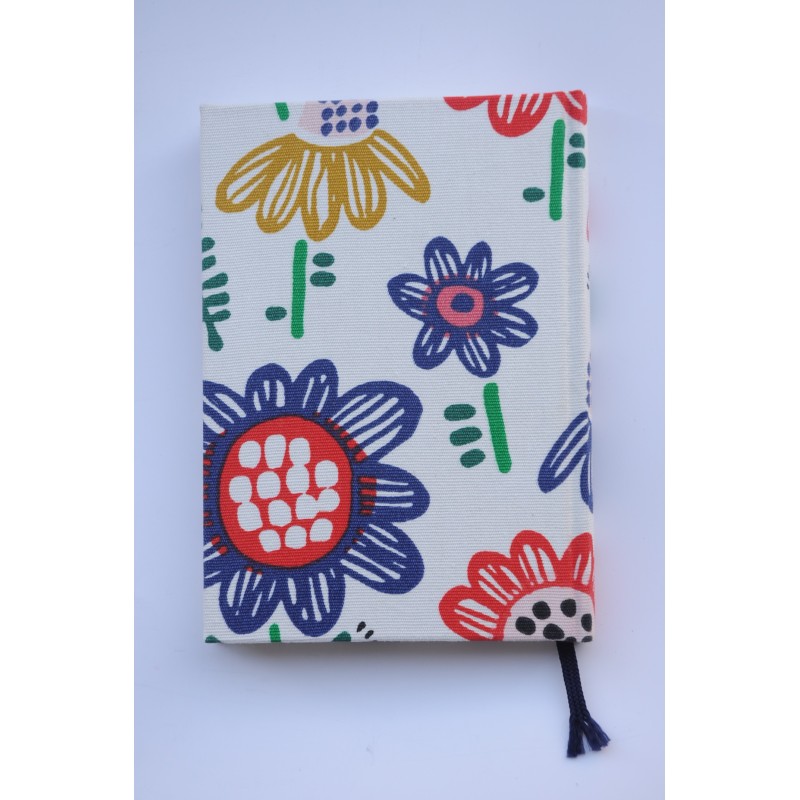 Libreta Artesana Flores colores
