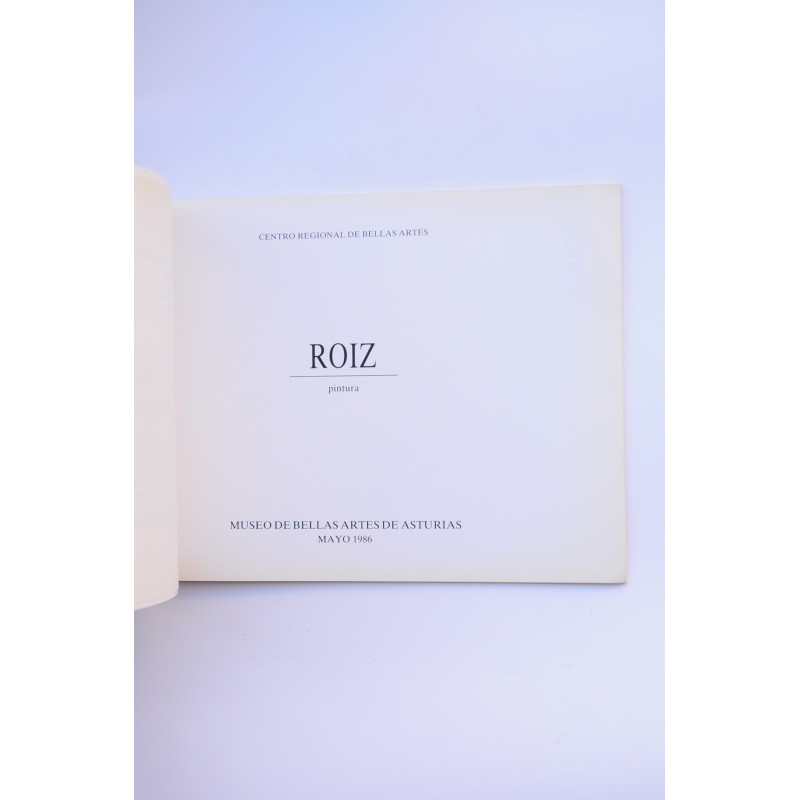 Roiz. Pintura. Catálogo, 1986