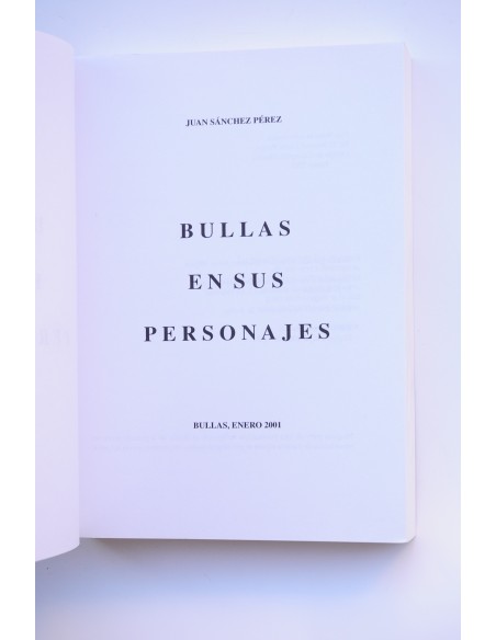 Bullas en sus personajes