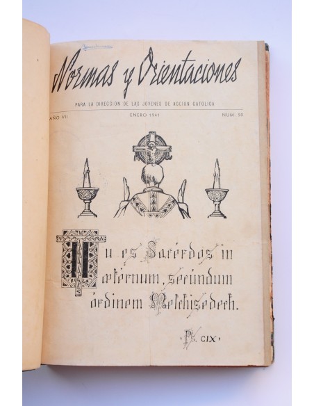 Normas y orientaciones para la dirección de las jóvenes de Acción Católica. Enero 1941, nº 50 a Julio 1943