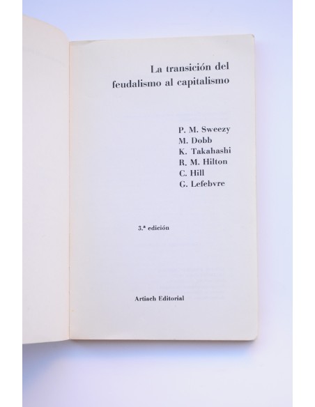 La Transición Del Feudalismo Al Capitalismo Solar Del Bruto 3147