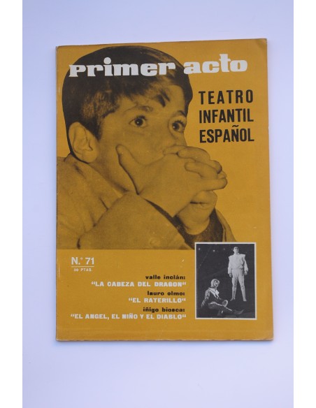 Primer Acto : revista del teatro. Nº 71, 1966