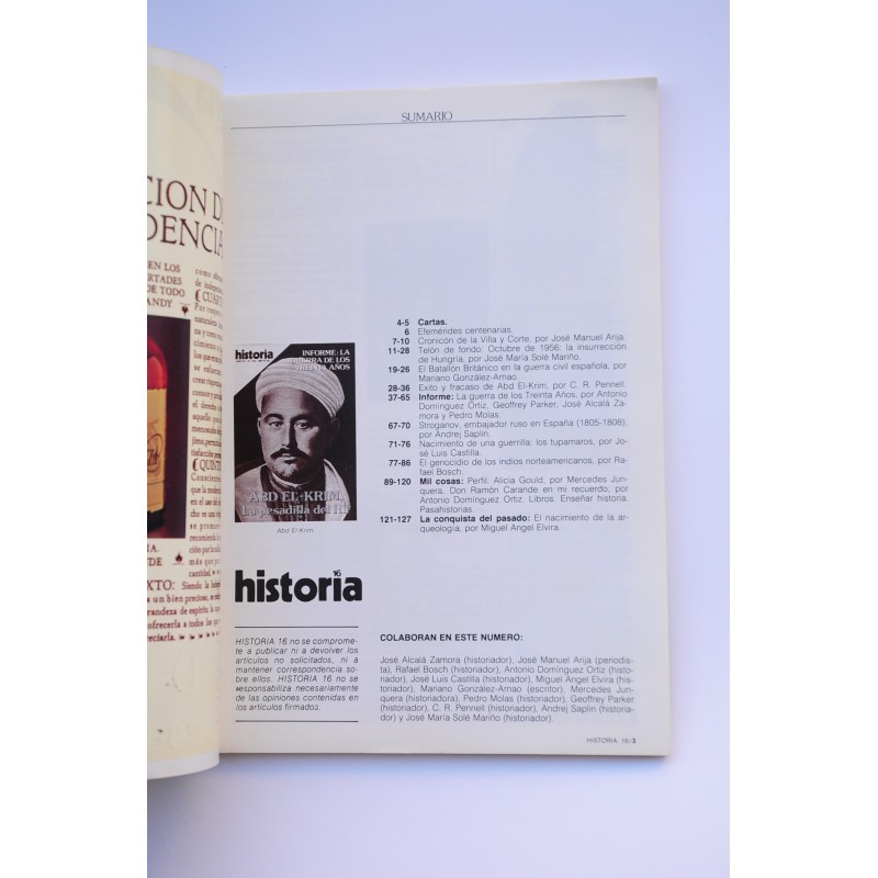 Historia 16 : revista.-- Nº 126 (octubre 1986)