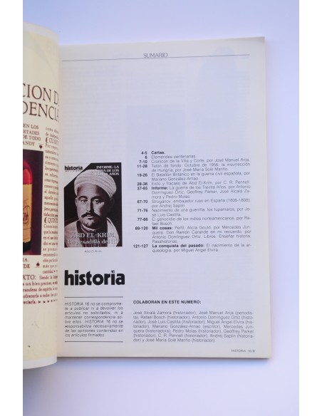 Historia 16 : revista.-- Nº 126 (octubre 1986)