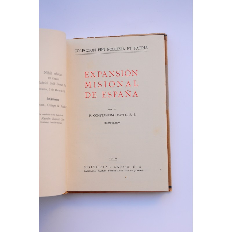 La expansión misional de España