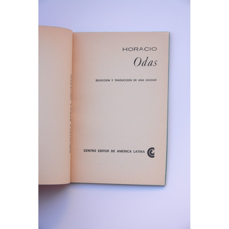 Odas. Selección