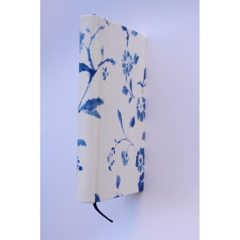 Libreta Artesana Flores azules