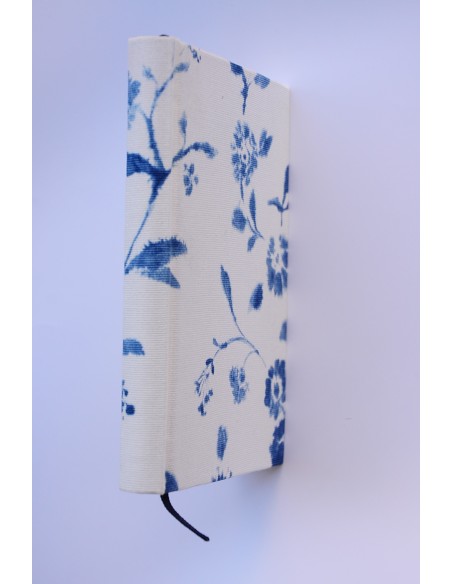 Libreta Artesana Flores azules