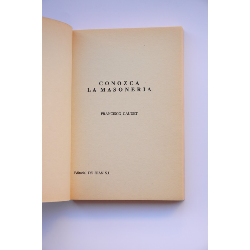 Conozca la Masonería