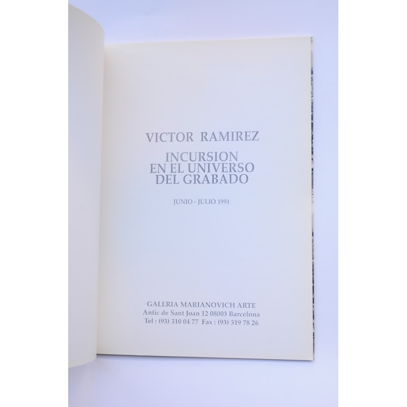 Víctor Ramírez : incursión en el universo del...