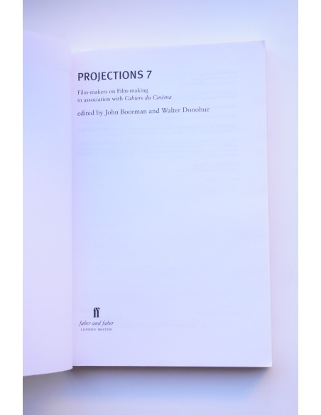 Projections 7 : film-makers on film-making in associations with Cahiers du Cinéma