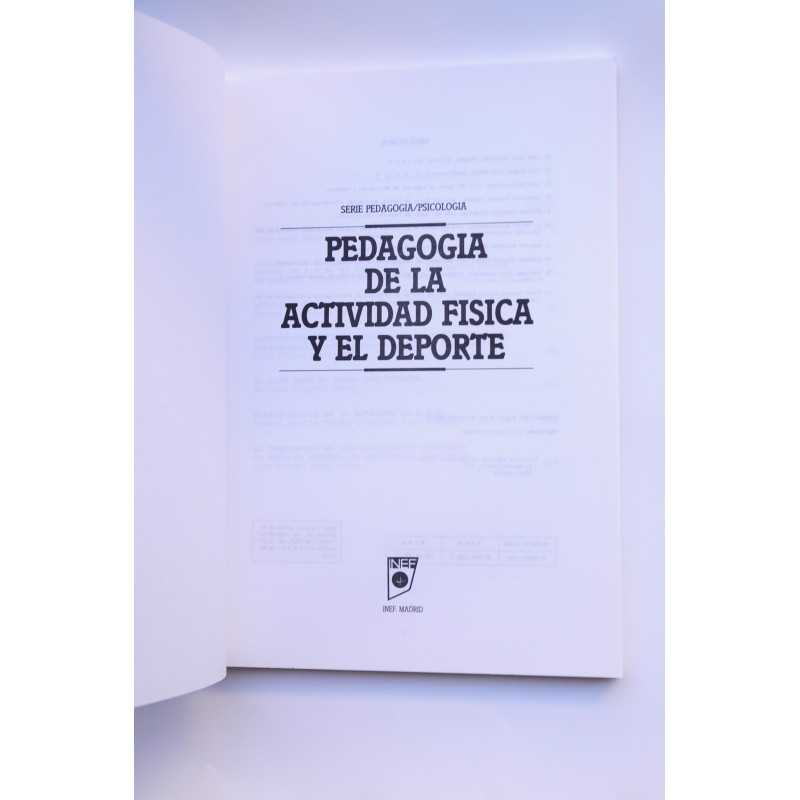 Pedagogía de la actividad física y el deporte